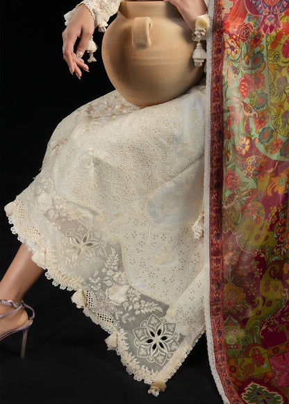 Hussain Rehar | Zan SS26 | Sefi - Luxury Dress - available at Maria Faisal in UK and USA.