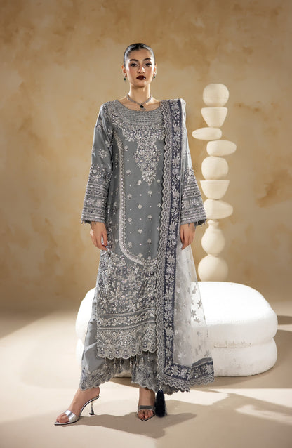Imrozia Premium | Aurelia Formals 26 | JF-40 B Selene - Formal Dress - available at Maria Faisal in UK and USA.