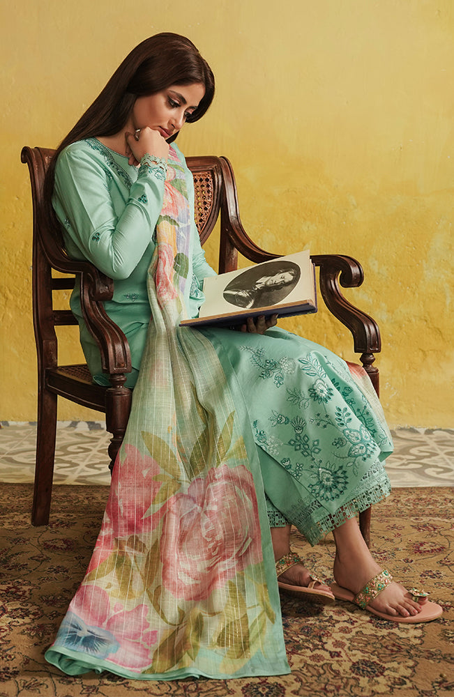 Seran | Afsanah Lawn 24 | Mushk - Ladies Clothes - Maria Faisal
