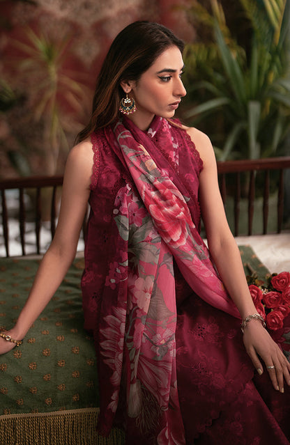 Seran | Afsanah Lawn 24 | Ruby - Ladies Clothes - Maria Faisal