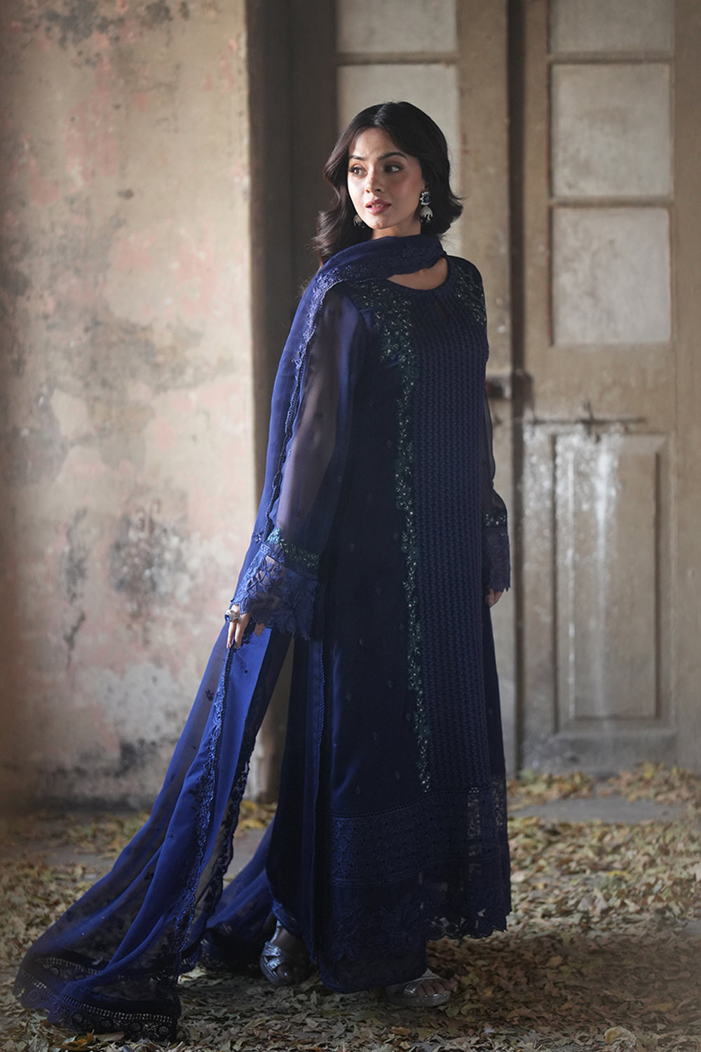Azure | Ensembles | Serene Sapphire - Ladies Clothes - Maria Faisal
