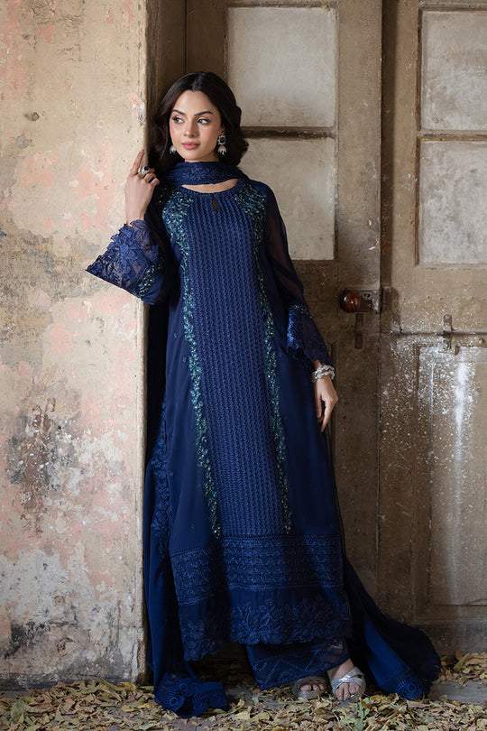 Azure | Ensembles Embroidered Formals | Serene Sapphire - Ladies Clothes 