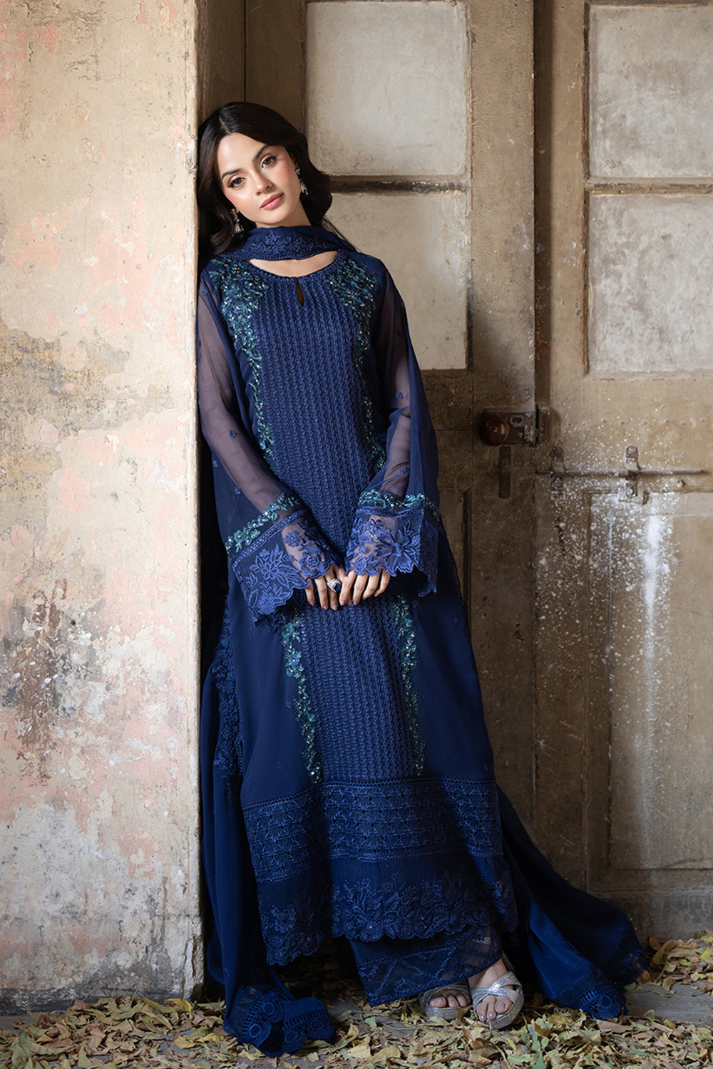 Azure | Ensembles | Serene Sapphire - Ladies Clothes - Maria Faisal
