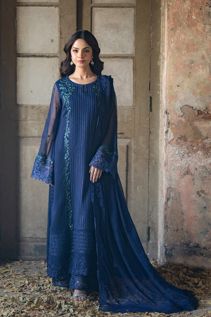 Azure | Ensembles Embroidered Formals | Serene Sapphire