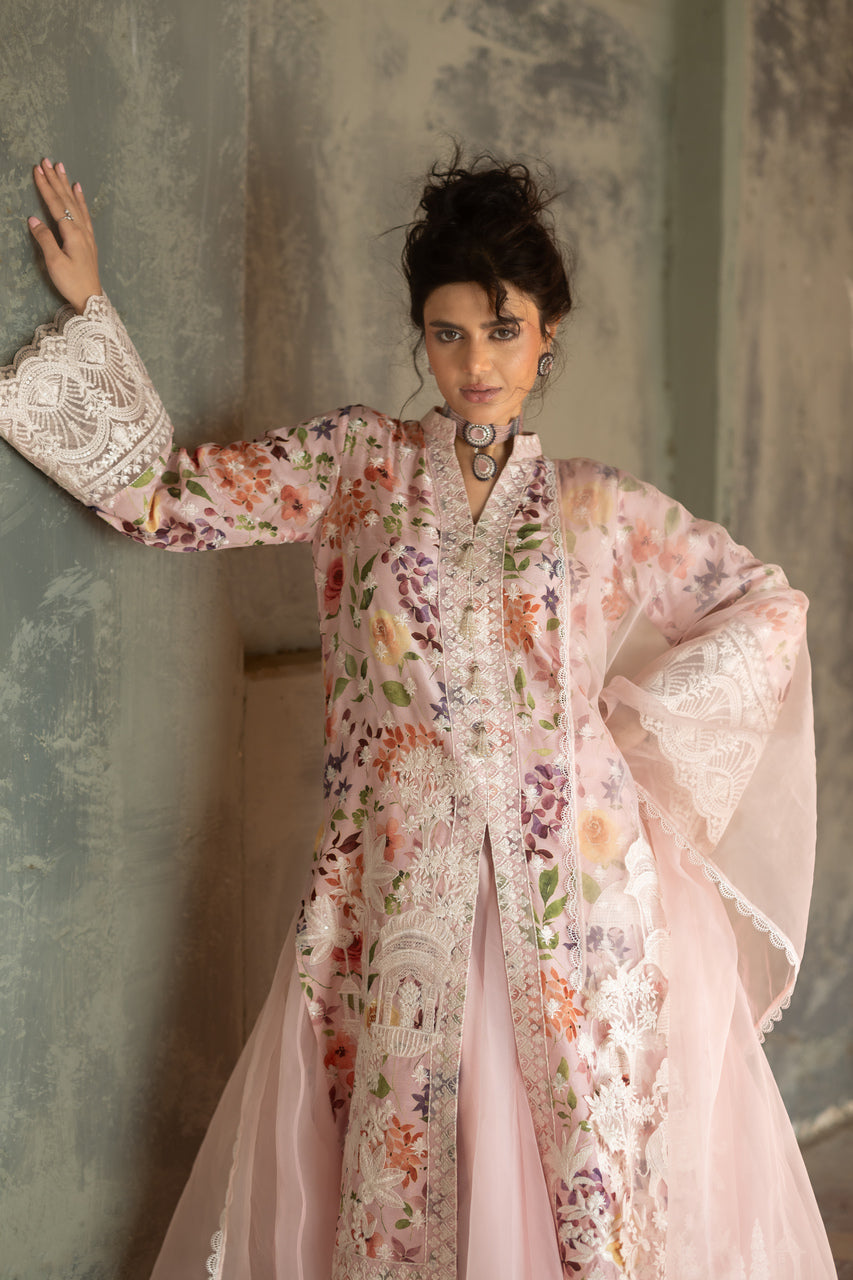 Zainab Chottani | Summer Edition 26 | Serene Bliss - Formal Dress - available at Maria Faisal in UK and USA.