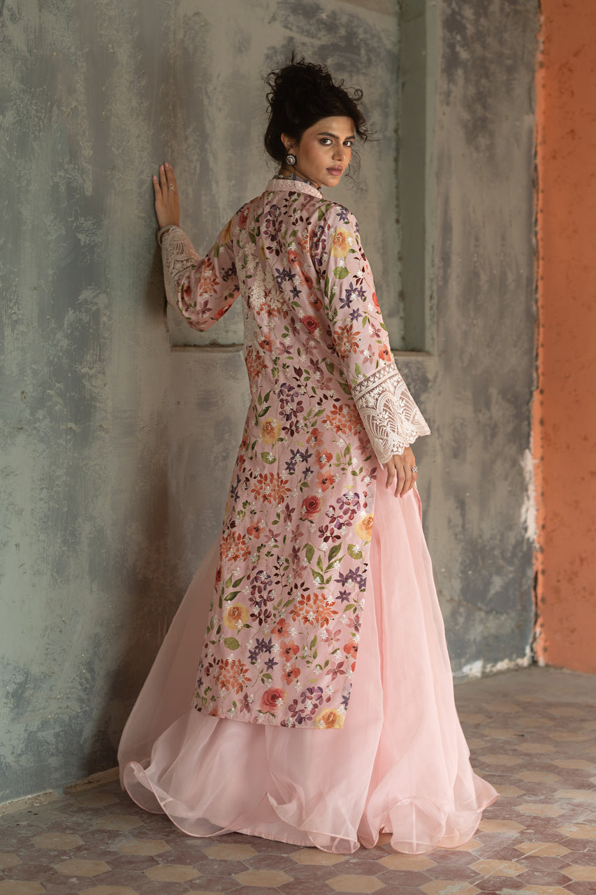 Zainab Chottani | Summer Edition 26 | Serene Bliss - Formal Dress - available at Maria Faisal in UK and USA.