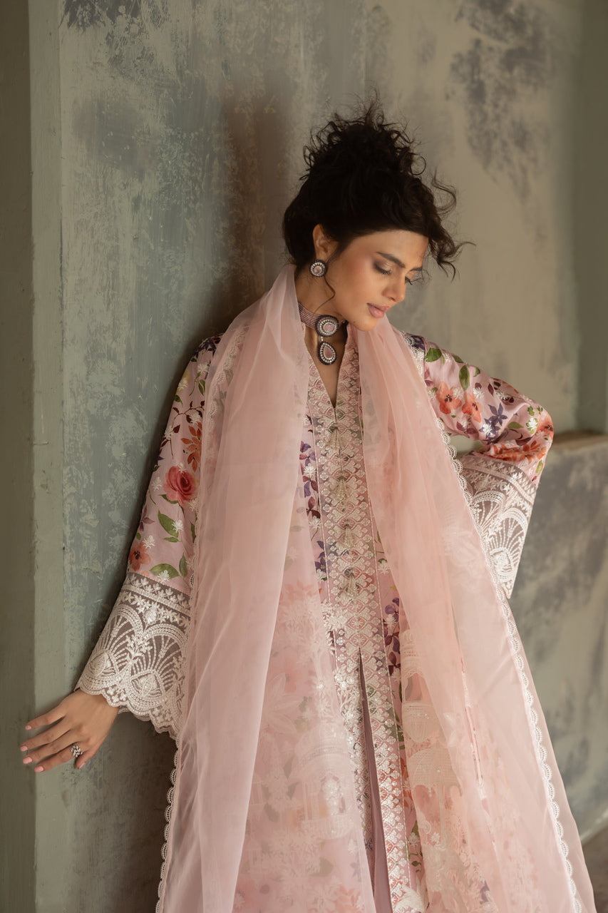 Zainab Chottani | Summer Edition 26 | Serene Bliss - Formal Dress - available at Maria Faisal in UK and USA.