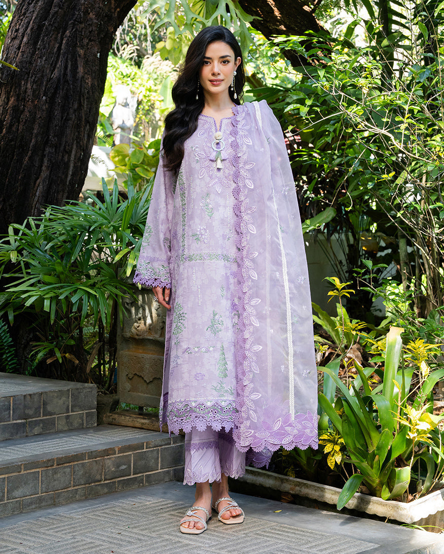 Mushq | La Toscana Casual Pret | Serene Siena - Luxury Dress - available at Maria Faisal in UK and USA.