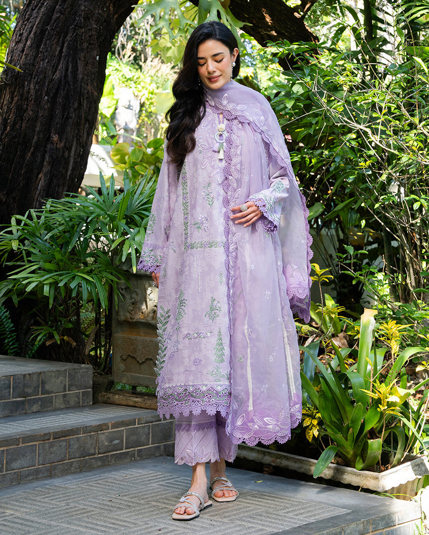 Mushq | La Toscana Casual Pret | Serene Siena - Luxury Dress - available at Maria Faisal in UK and USA.