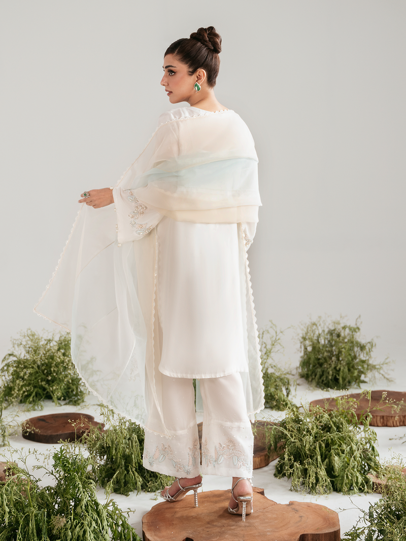Ain | Luxe Edit | Serene - Luxury Dress - available at Maria Faisal in UK and USA.