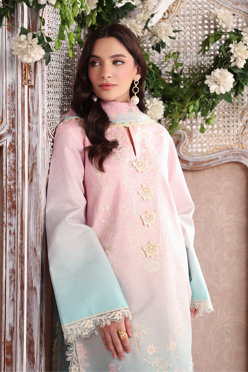 Rangrasiya | Nova Sumemr Embroidered Edit 26 | Serene - Luxury Dress - available at Maria Faisal in UK and USA.