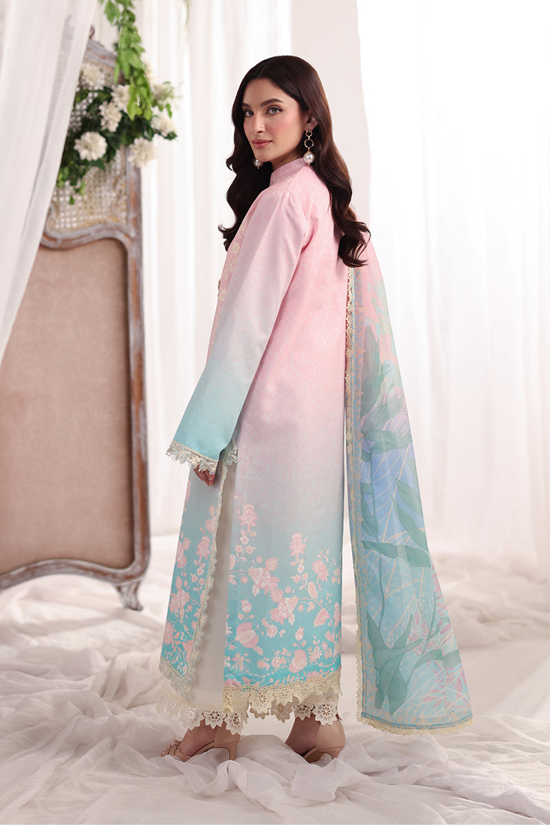 Rangrasiya | Nova Sumemr Embroidered Edit 26 | Serene - Luxury Dress - available at Maria Faisal in UK and USA.