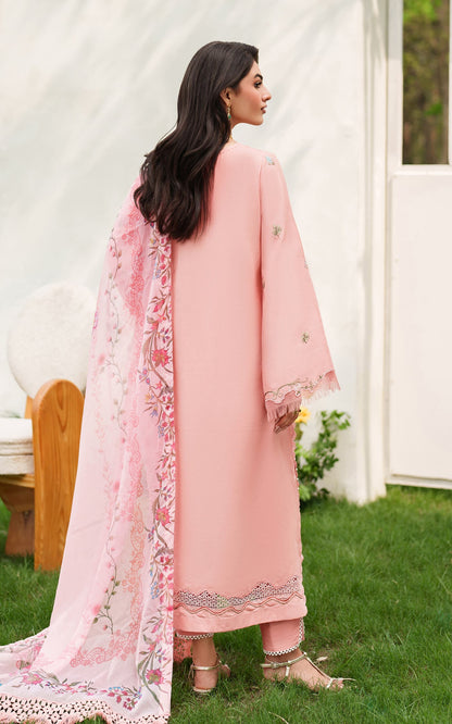 Asifa and Nabeel | Eden Cambric 25 | Serene Blush ECU25-01 - Ladies Clothes - Maria Faisal