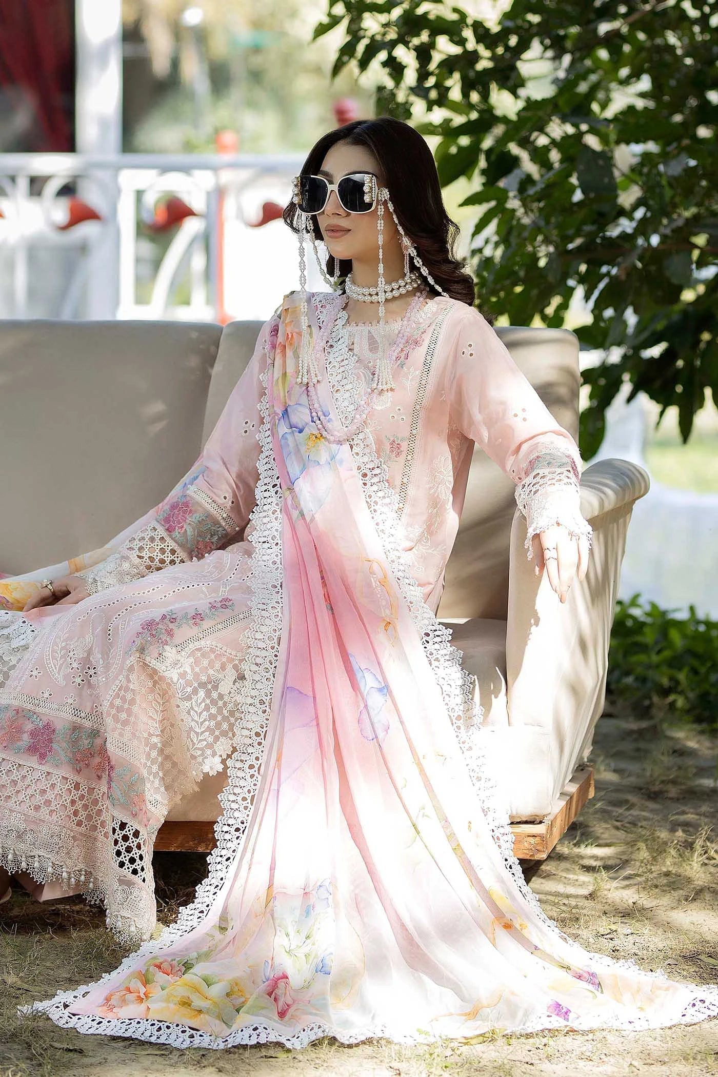 Adans Libas | Serene Luxury Lawn | SERENE 1746 - Luxury Dress - available at Maria Faisal in UK and USA.