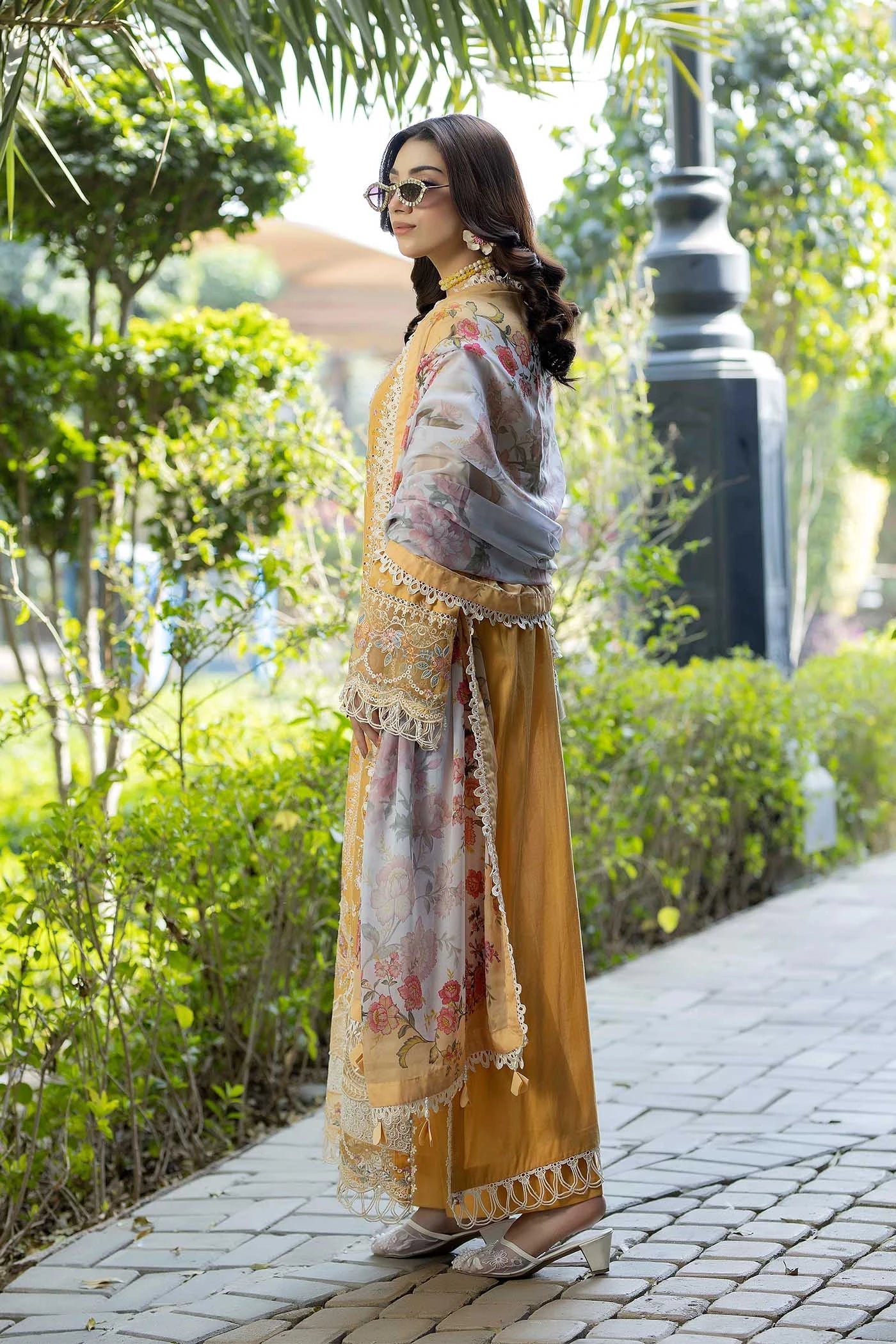 Adans Libas | Serene Luxury Lawn | SERENE 1747 - Luxury Dress - available at Maria Faisal in UK and USA.
