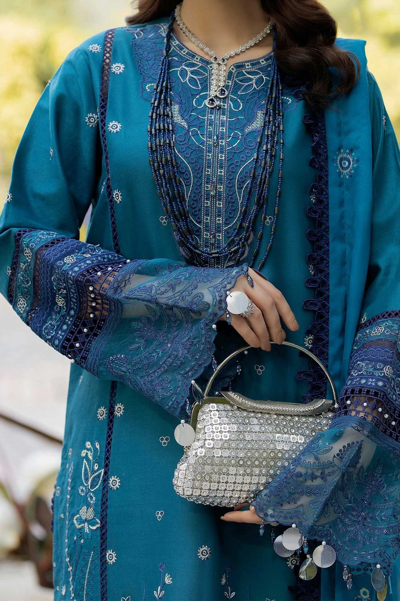 Adans Libas | Serene Luxury Lawn | SERENE 1749 - Luxury Dress - available at Maria Faisal in UK and USA.