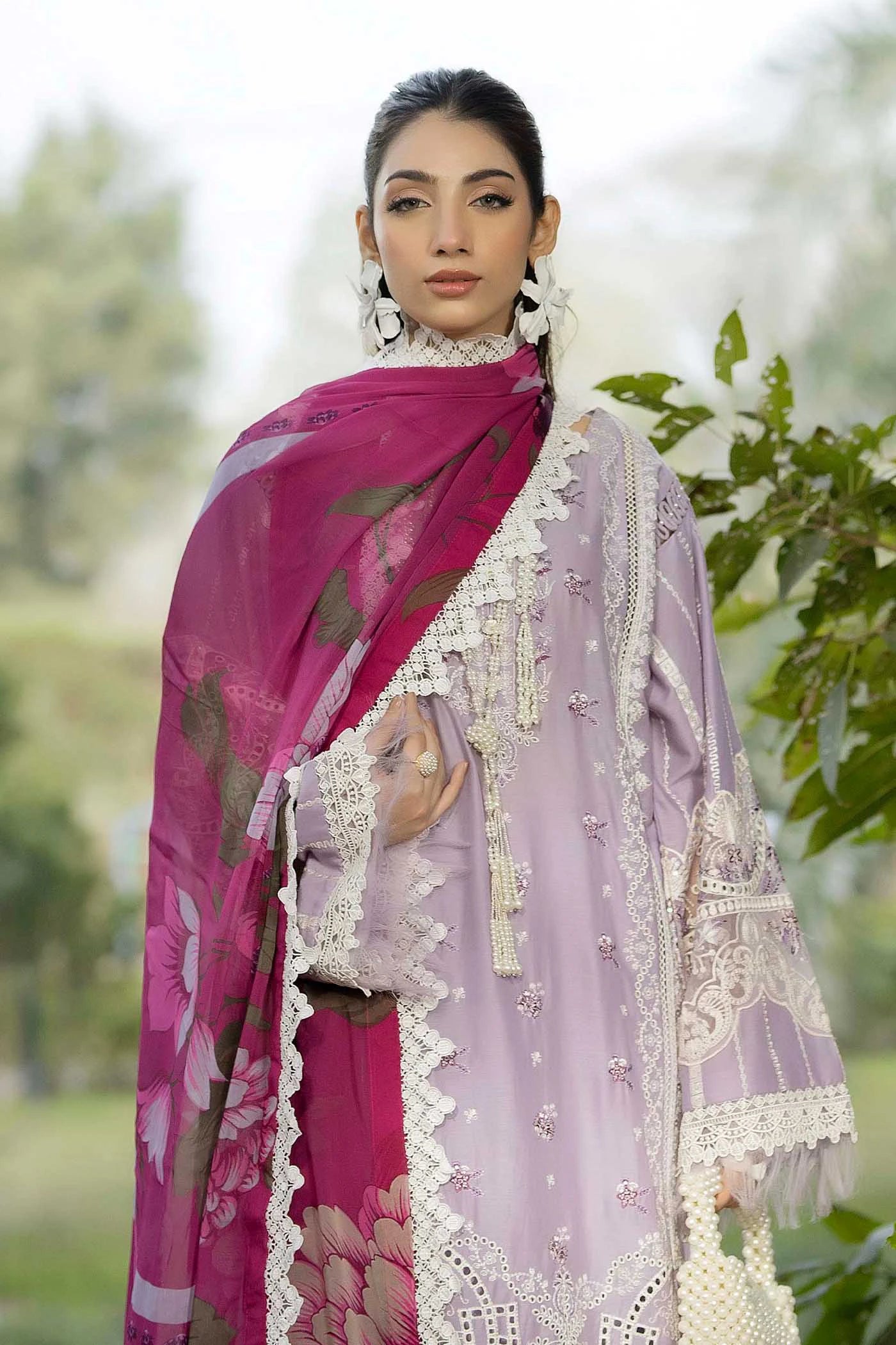 Adans Libas | Serene Luxury Lawn | SERENE 1744 - Luxury Dress - available at Maria Faisal in UK and USA.