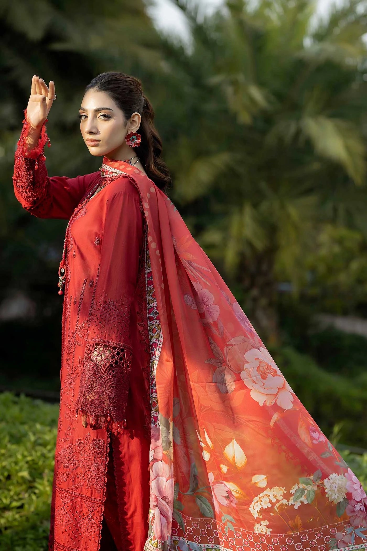 Adans Libas | Serene Luxury Lawn | SERENE 1743 - Luxury Dress - available at Maria Faisal in UK and USA.