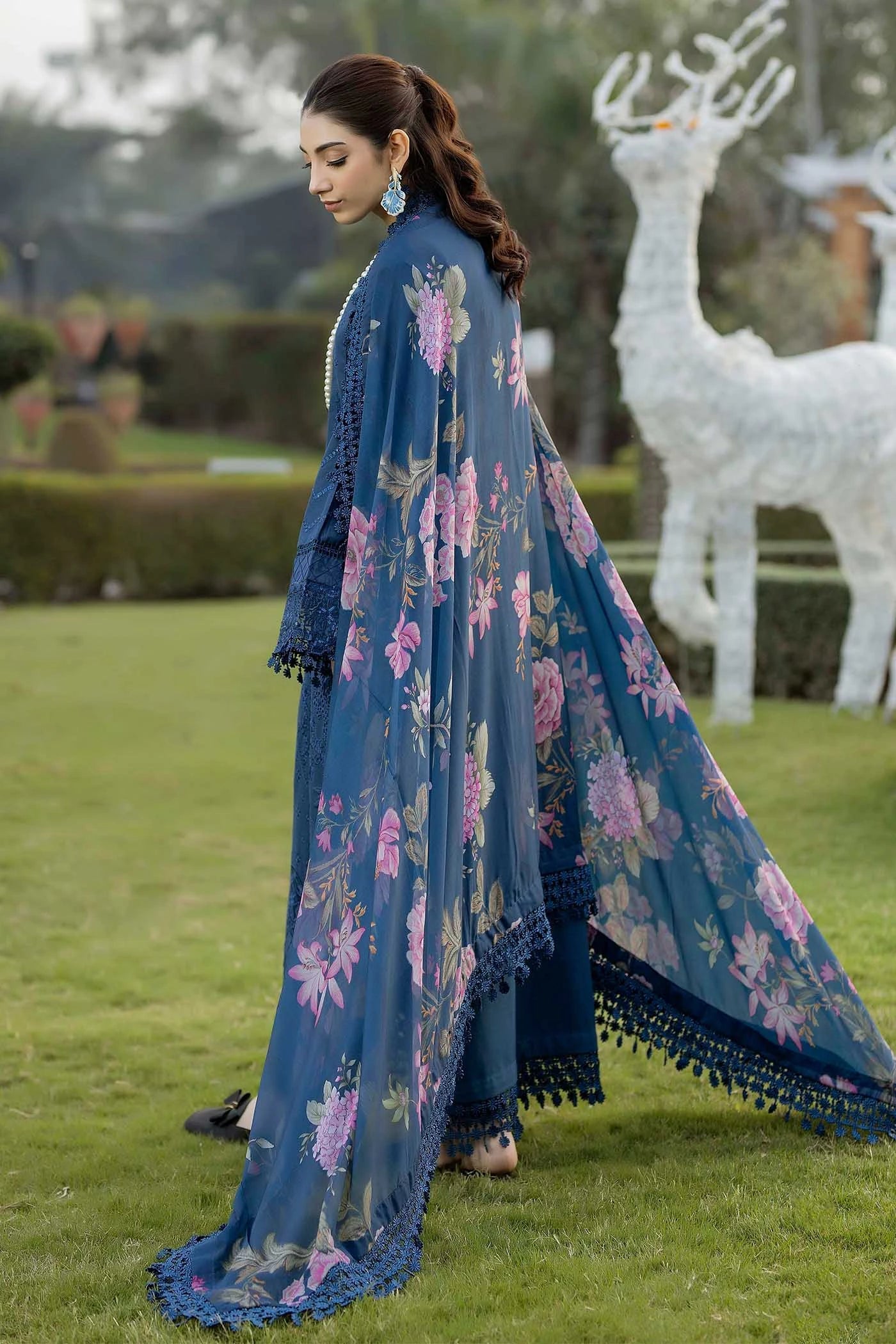 Adans Libas | Serene Luxury Lawn | SERENE 1741 - Luxury Dress - available at Maria Faisal in UK and USA.