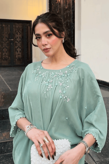 Erum Khan | Velvet Edit | Serenity - Formal Dress - available at Maria Faisal in UK and USA.