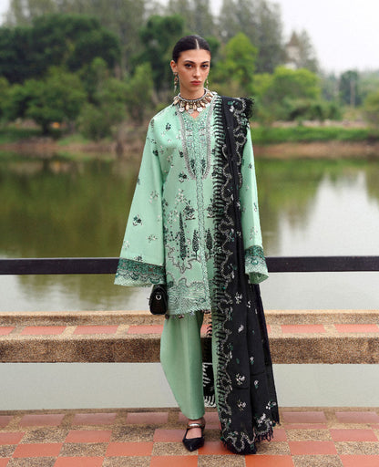 Republic Womenswear | Lilas Lawn 26 | Sereya - Luxury Dress - available at Maria Faisal in UK and USA.