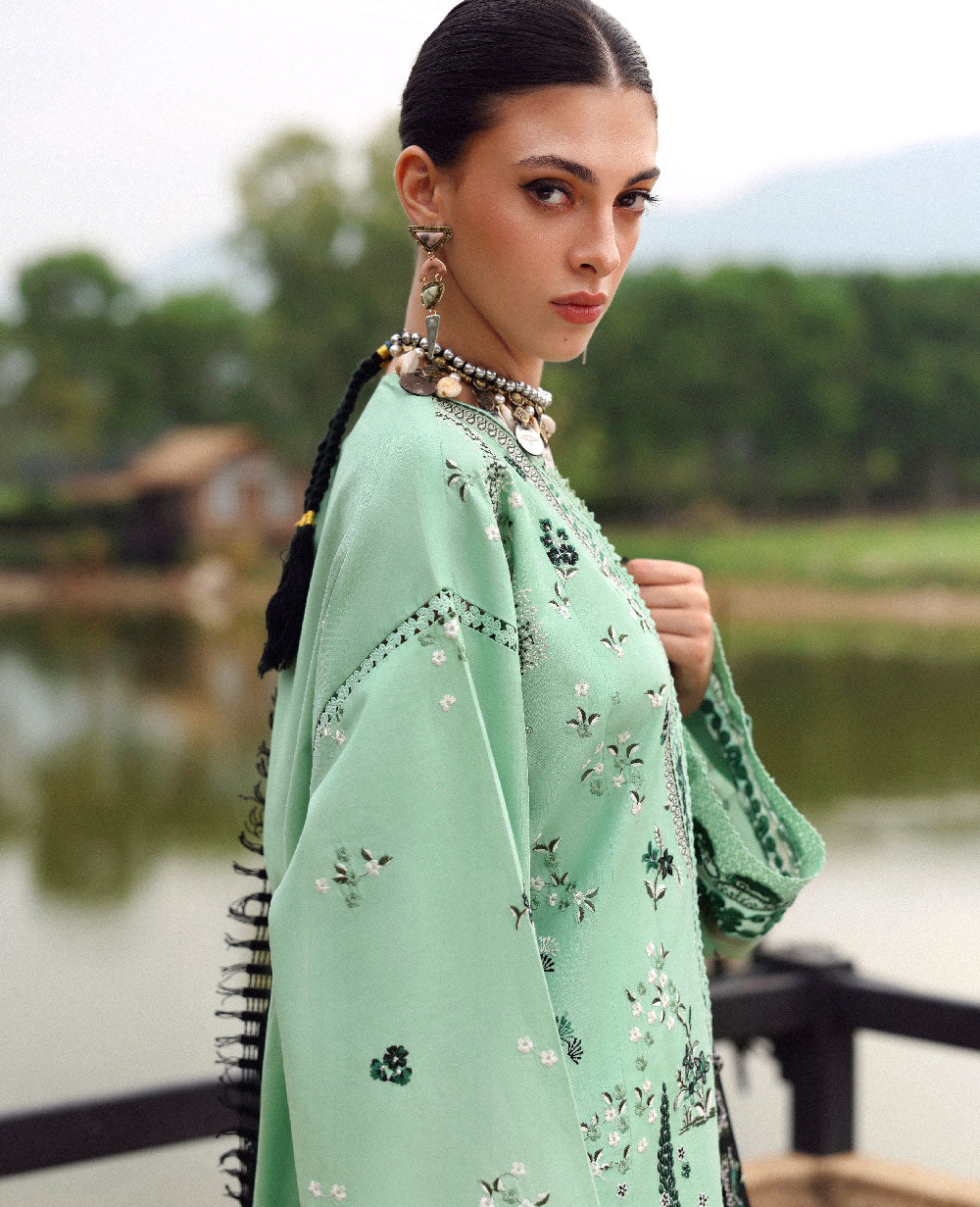 Republic Womenswear | Lilas Lawn 26 | Sereya - Luxury Dress - available at Maria Faisal in UK and USA.