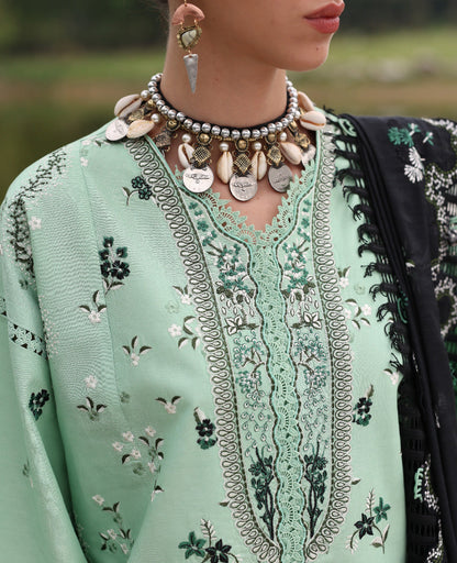 Republic Womenswear | Lilas Lawn 26 | Sereya - Luxury Dress - available at Maria Faisal in UK and USA.