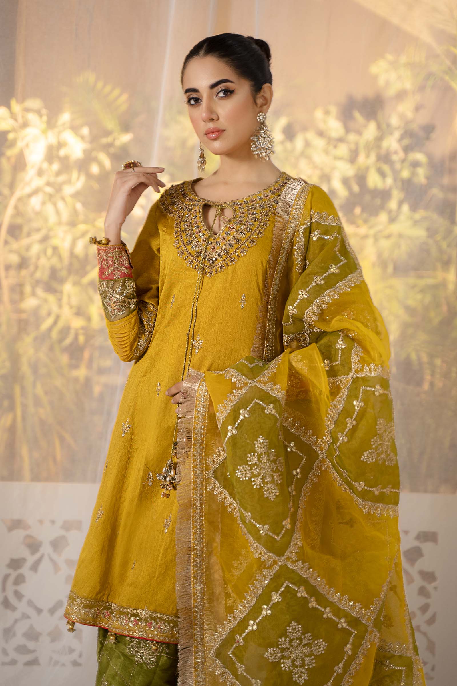Maira B | Ready to Wear | SF-EF24-75 by Maria Faisal - Registered Vendor of : Maria B - type : Wedding Dress - 100% original wedding dresses