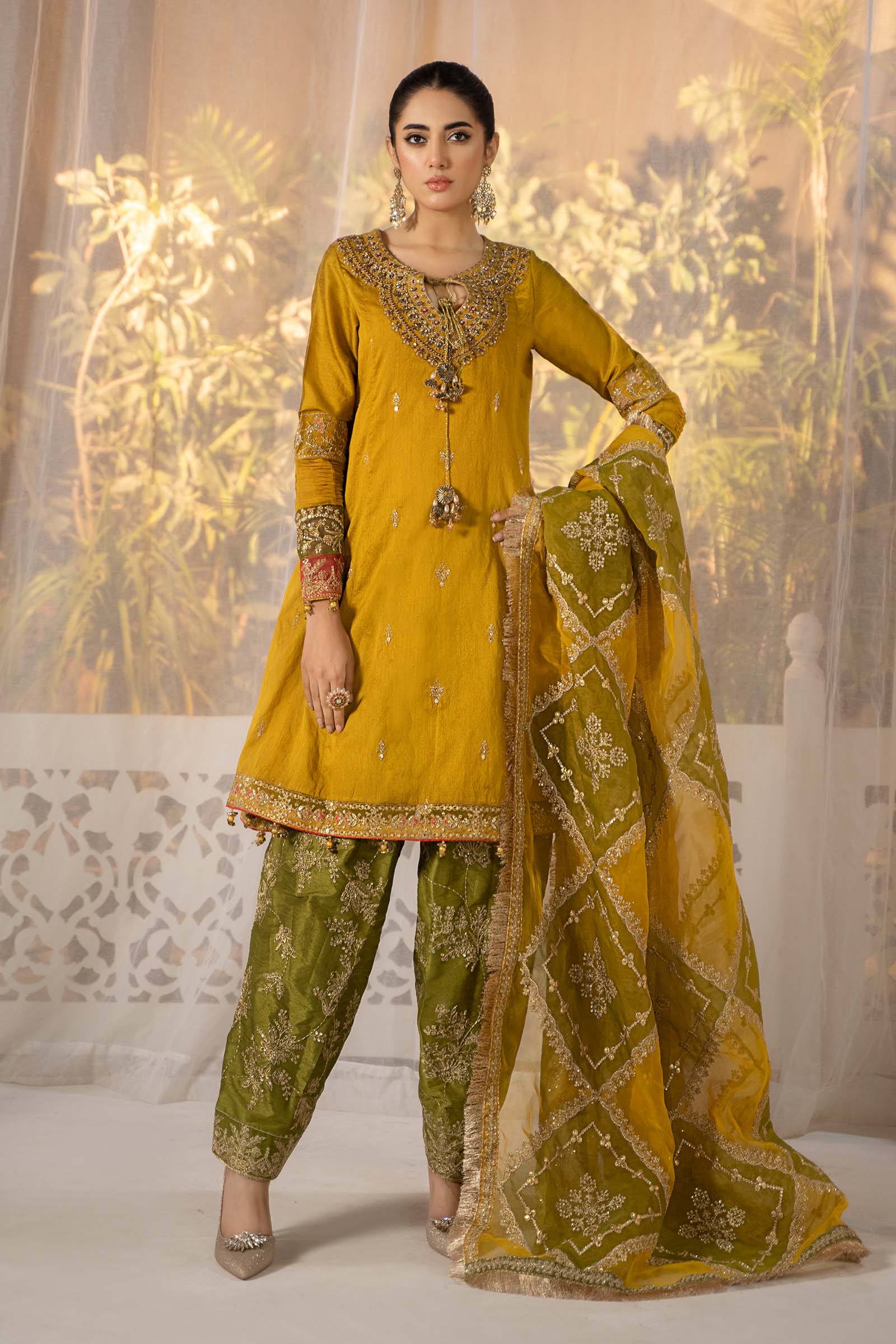 Maira B | Ready to Wear | SF-EF24-75 by Maria Faisal - Registered Vendor of : Maria B - type : Wedding Dress - 100% original wedding dresses