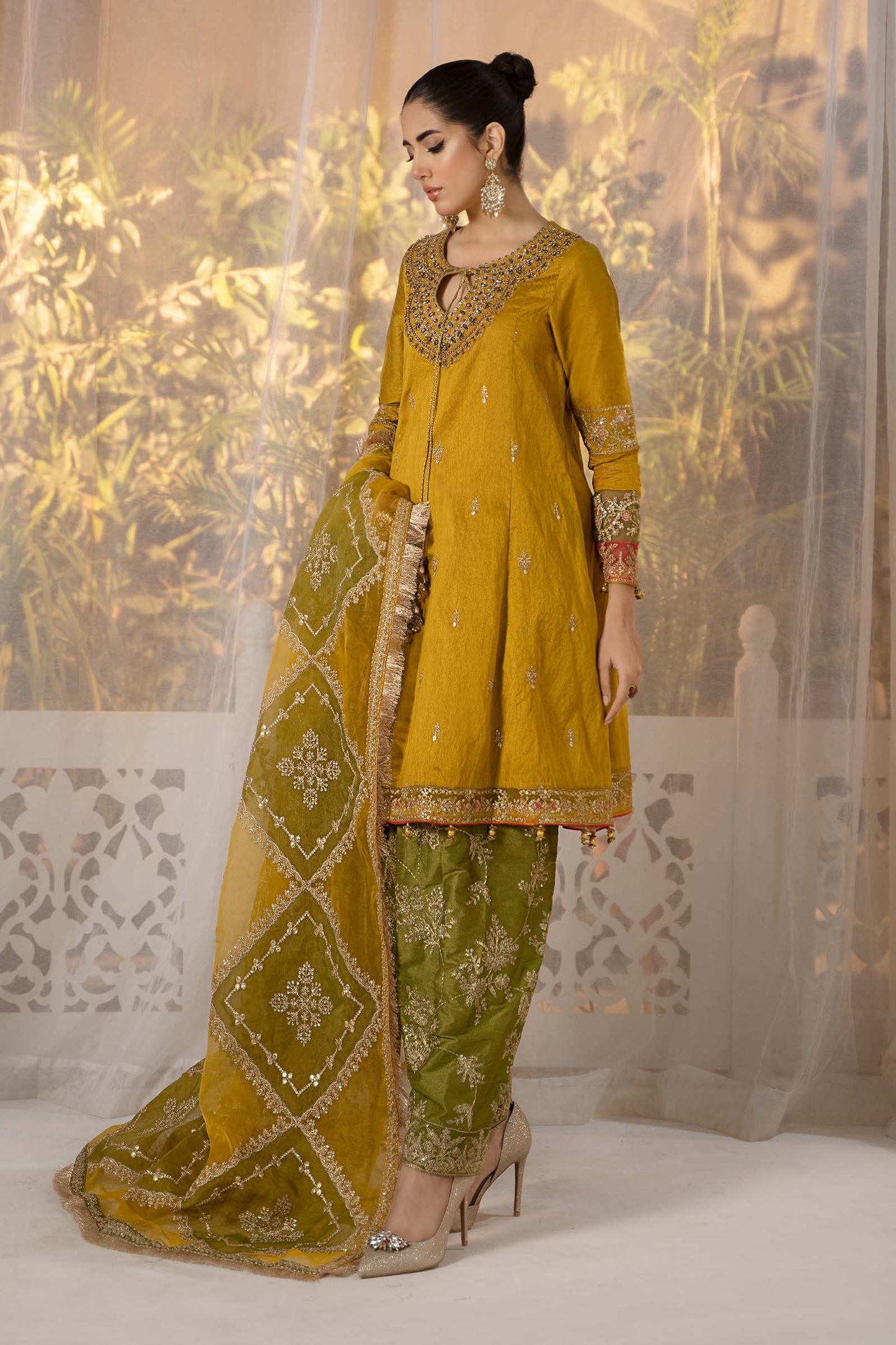 Maira B | Ready to Wear | SF-EF24-75 by Maria Faisal - Registered Vendor of : Maria B - type : Wedding Dress - 100% original wedding dresses