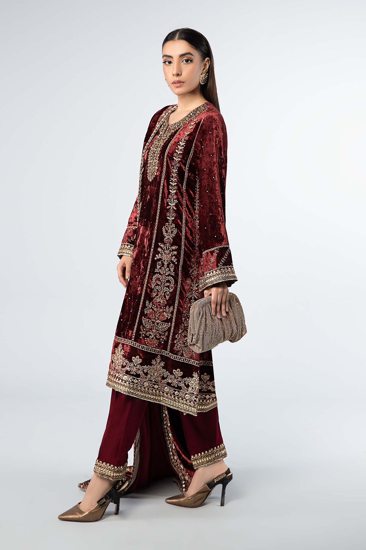 Maira B | Ready to Wear | SF-W24-14 by Maria Faisal - Registered Vendor of : Maria B - type : Wedding Dress - 100% original wedding dresses