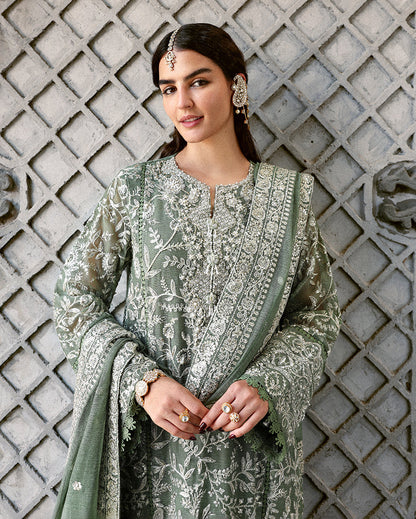 Mushq | Saugaat Pret | Shabnam - Luxury Dress - available at Maria Faisal in UK and USA.