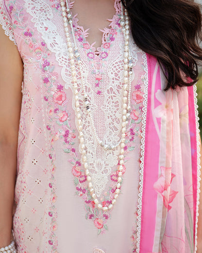 Mushq | Amoi Luxury Lawn | Silent Dreamer - Luxury Dress - available at Maria Faisal in UK and USA.