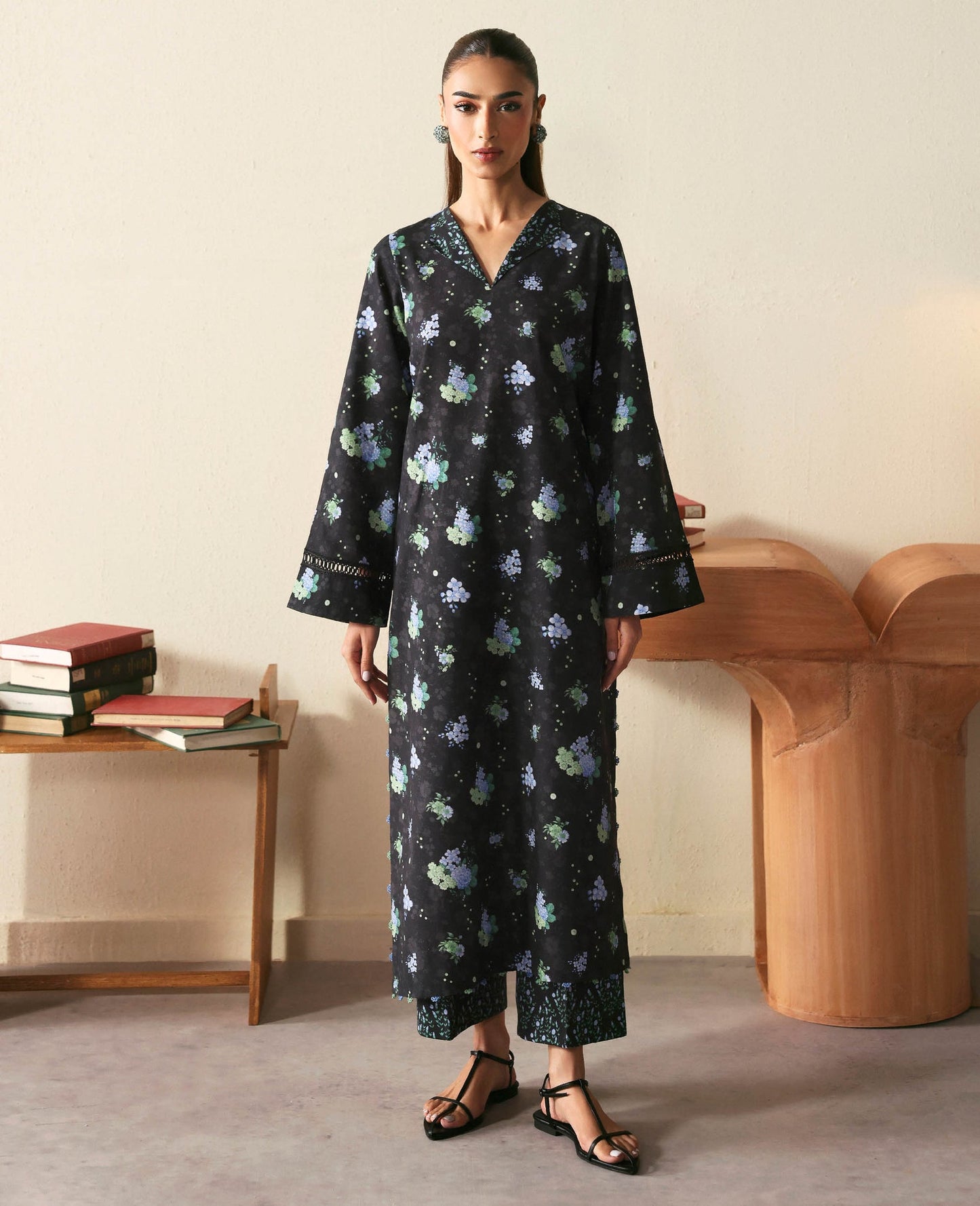 Republic Womenswear | Basics Winter 25 | Siriane - Casual Dress - available at Maria Faisal in UK and USA.