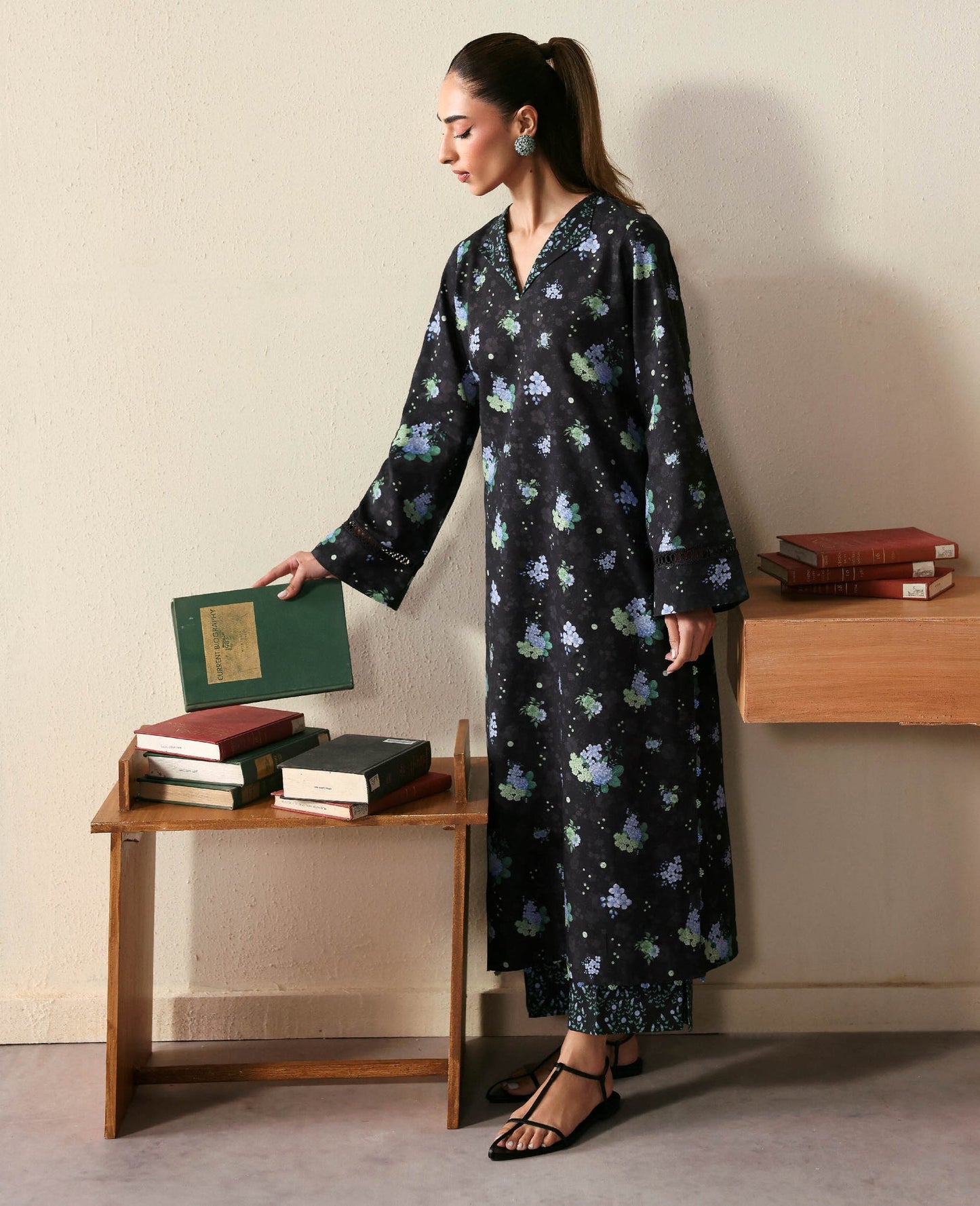 Republic Womenswear | Basics Winter 25 | Siriane - Casual Dress - available at Maria Faisal in UK and USA.