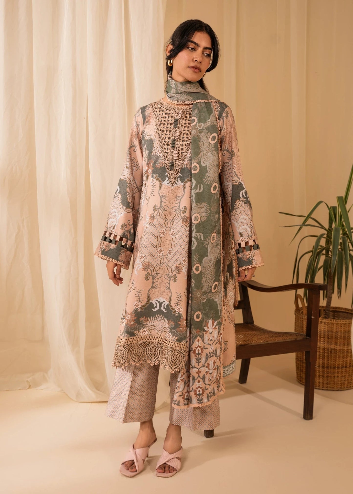 Nureh | Shades of Winter | ZARA (AZ-06) - Ladies Clothes - Maria Faisal