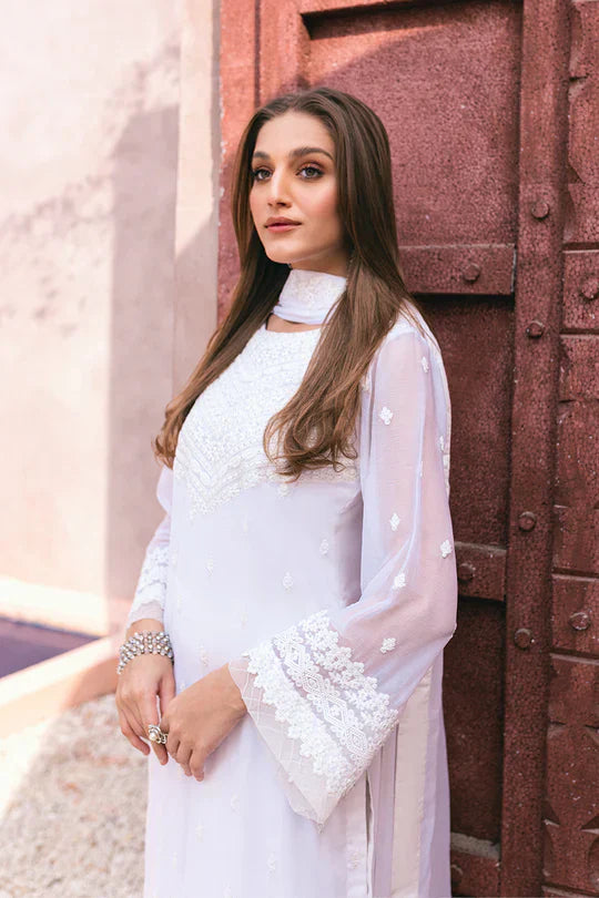 Azure | Embroidered Ensembles 3 Pcs | Snow Haze - Formal 