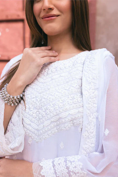 Azure | Embroidered Ensembles 3 Pcs | Snow Haze - Formal 