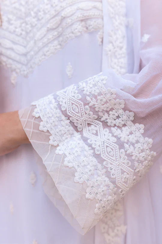 Azure | Embroidered Ensembles 3 Pcs | Snow Haze - Formal 