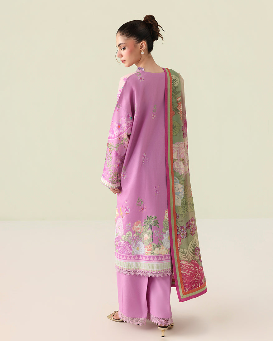 Roheenaz | Rosette Lawn | Soft Solstice - Casual Dress - available at Maria Faisal in UK and USA.