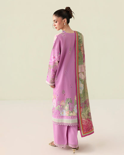 Roheenaz | Rosette Lawn | Soft Solstice - Casual Dress - available at Maria Faisal in UK and USA.
