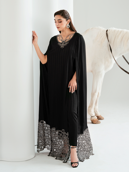 Ain | Luxe Edit | Soleil - Luxury Dress - available at Maria Faisal in UK and USA.