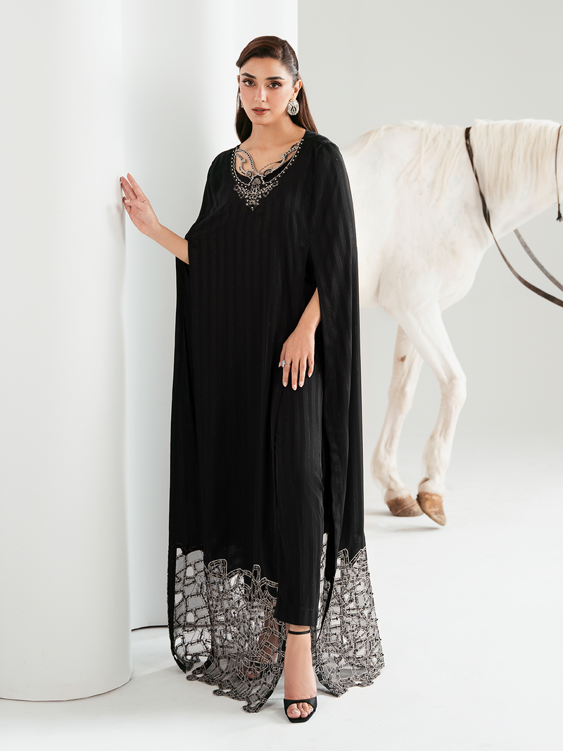 Ain | Luxe Edit | Soleil - Luxury Dress - available at Maria Faisal in UK and USA.