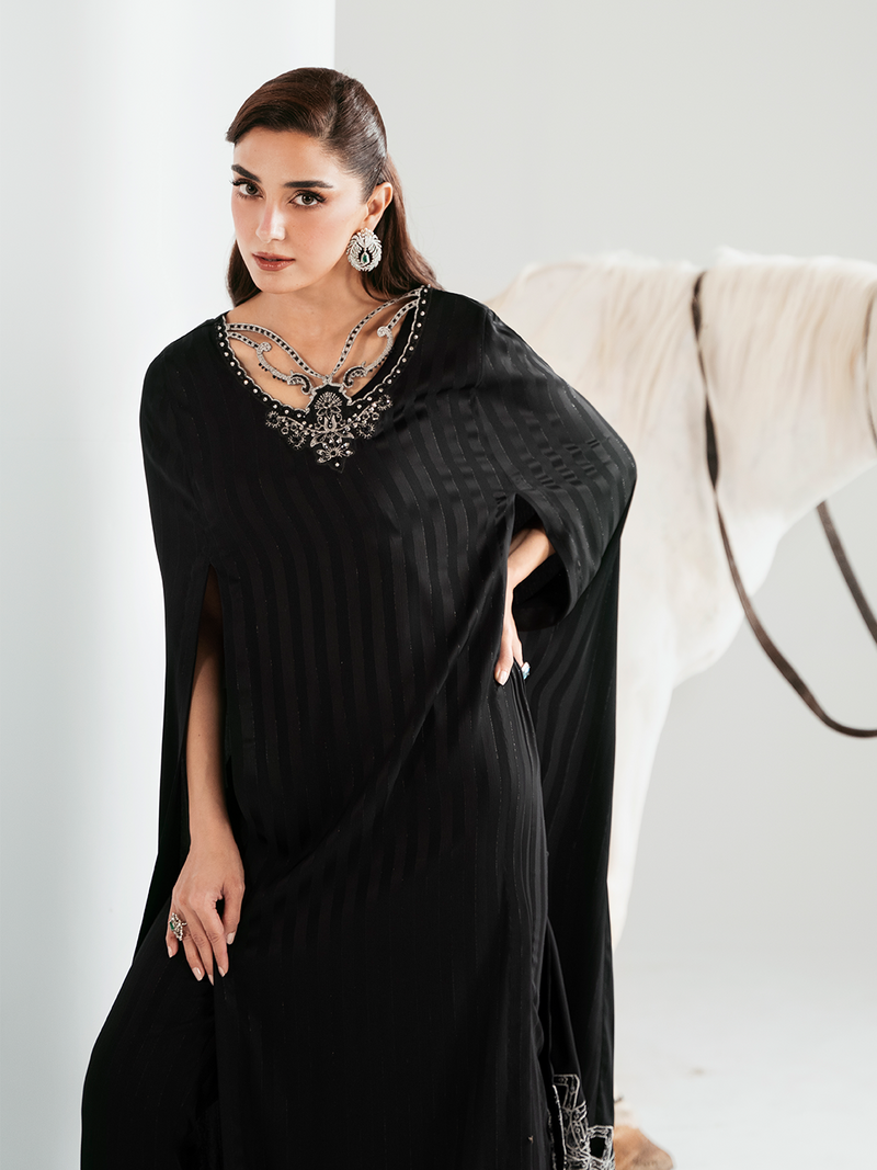Ain | Luxe Edit | Soleil - Luxury Dress - available at Maria Faisal in UK and USA.