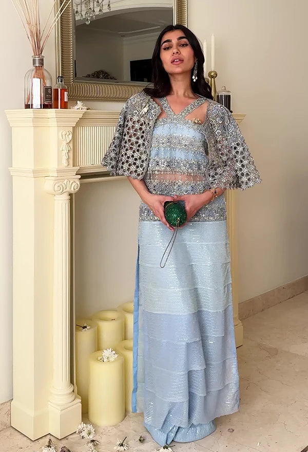 Layla Chatoor | Luxury Pret | Sona - Luxury Dress - available at Maria Faisal in UK and USA.