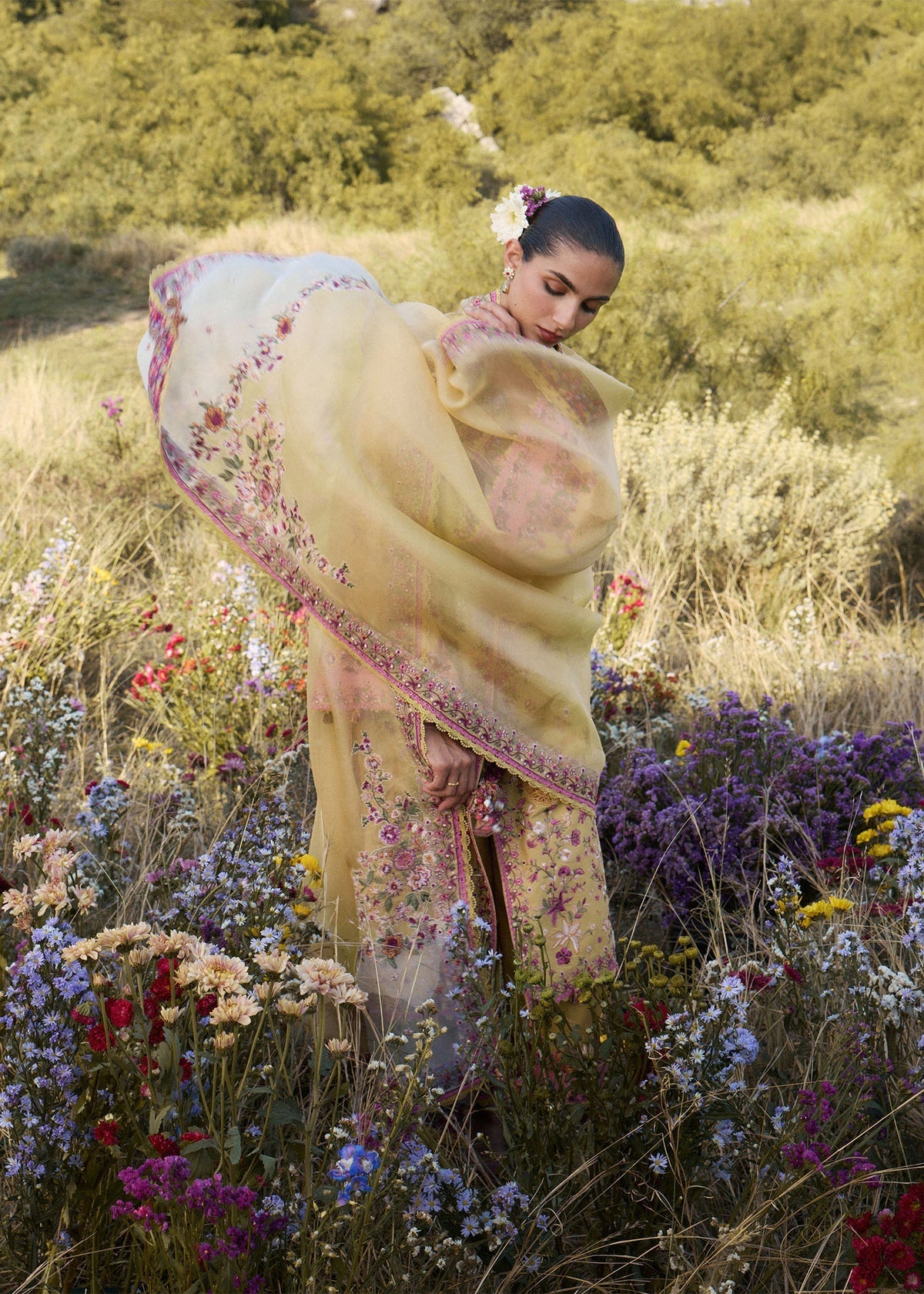 Hussain Rehar | Jinan 26 | Sonal - Luxury Dress - available at Maria Faisal in UK and USA.