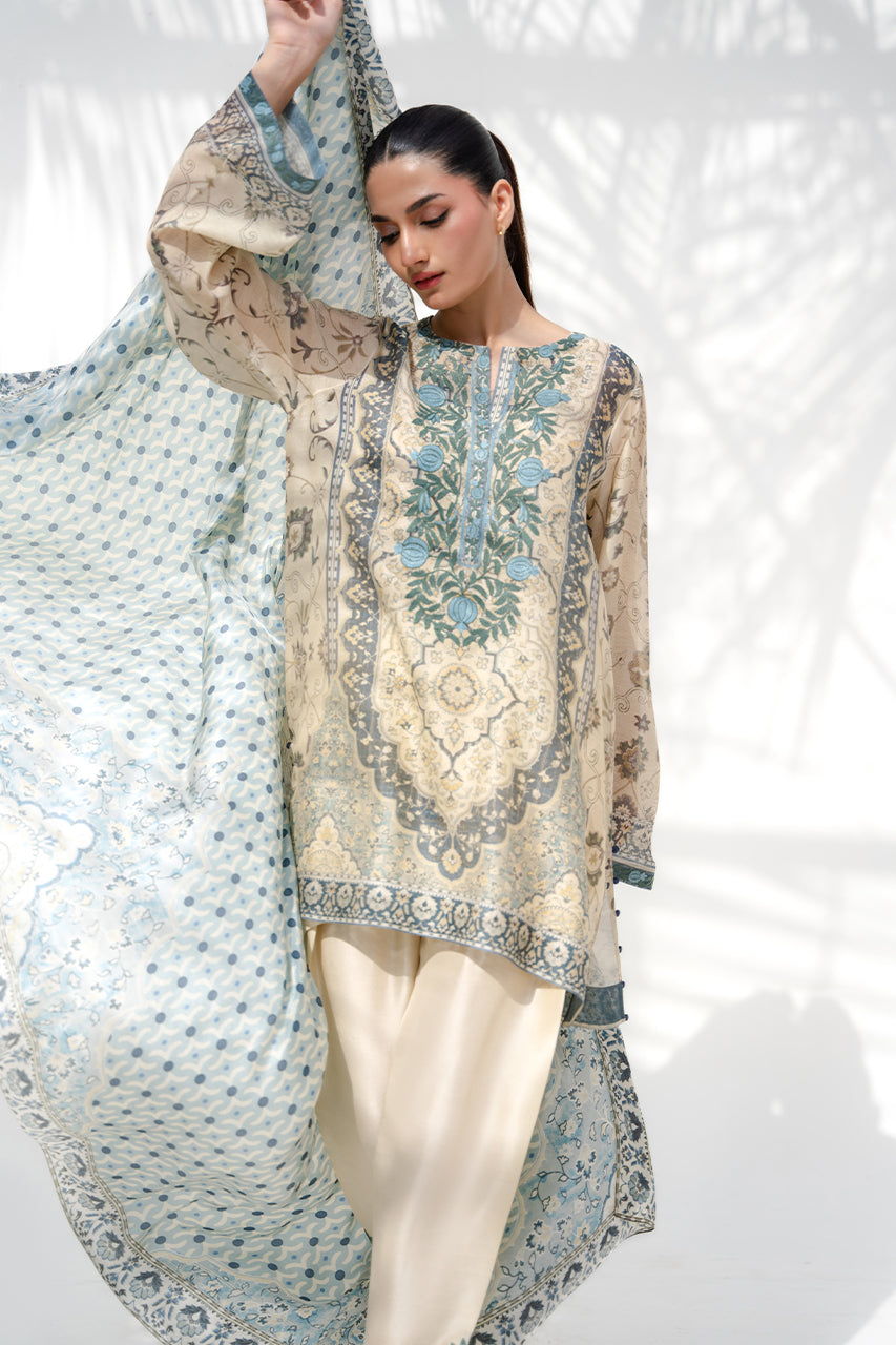 Sania Maskatiya | Summer Festive 26 | Sonia - Luxury Dress - available at Maria Faisal in UK and USA.