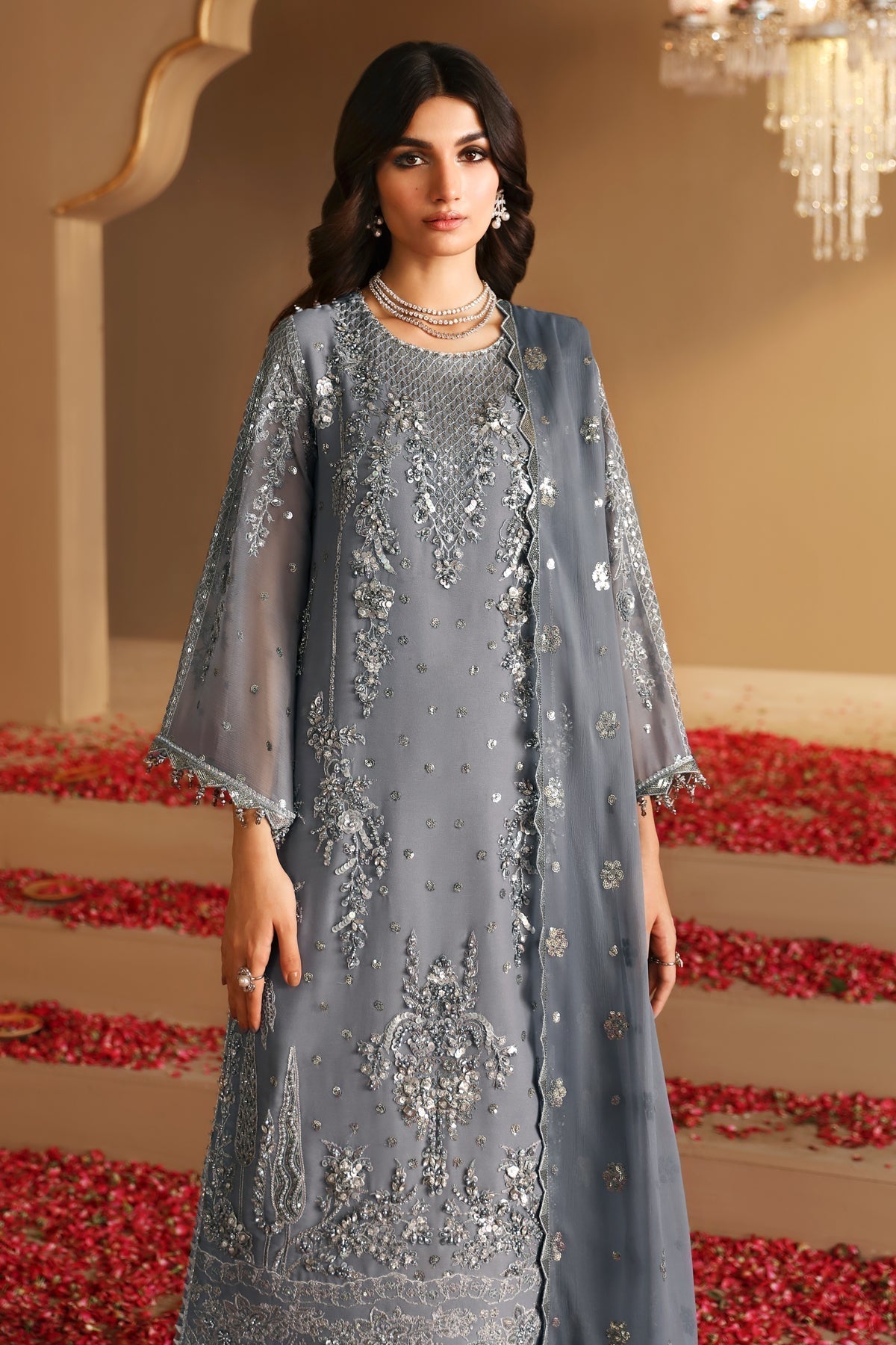 Alizeh | Reena Wedding Formals | AF-HM-4028-SOPHIA - Designer Dress with Intricate embroidery and embellishments. Shop elegent wedding dress at Maria Faisal.