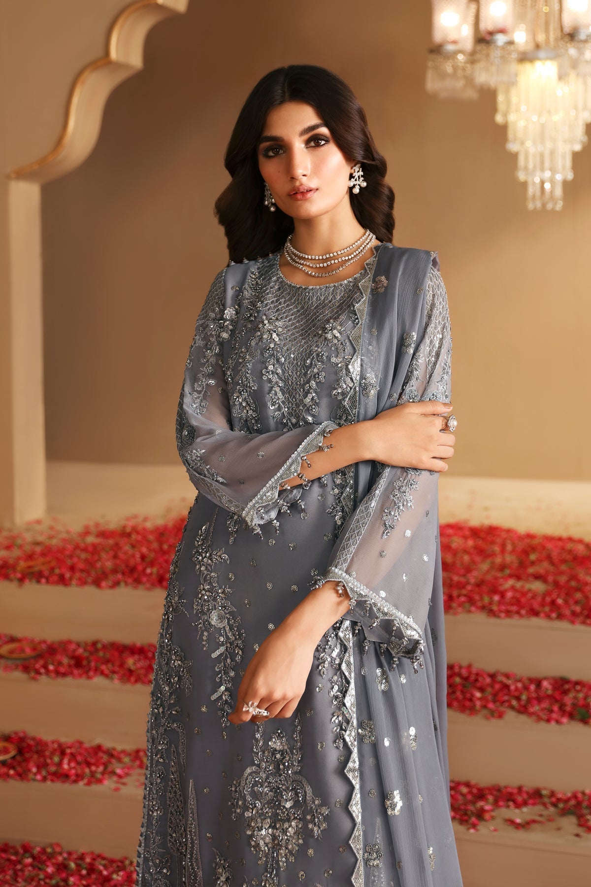 Alizeh | Reena Wedding Formals | AF-HM-4028-SOPHIA - Designer Dress with Intricate embroidery and embellishments. Shop elegent wedding dress at Maria Faisal.