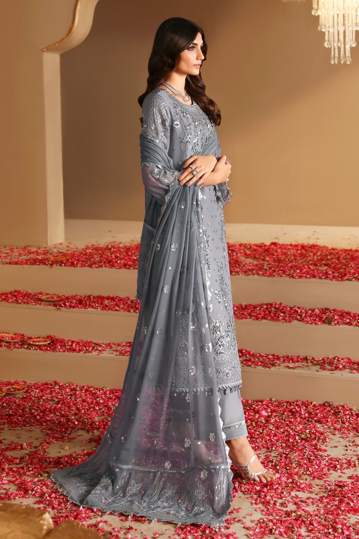 Alizeh | Reena Wedding Formals | AF-HM-4028-SOPHIA - Designer Dress with Intricate embroidery and embellishments. Shop elegent wedding dress at Maria Faisal.
